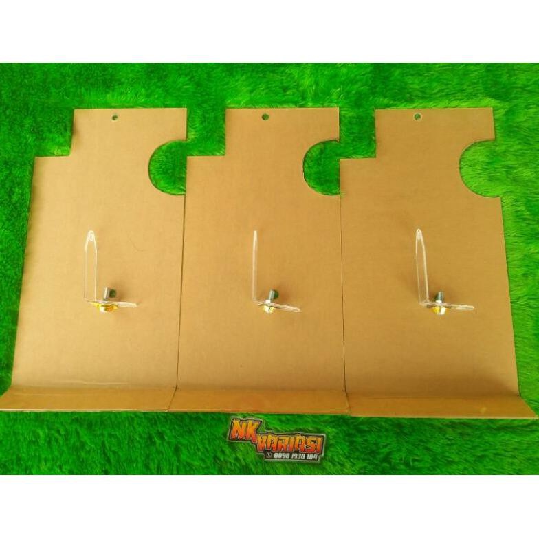 Sw4Code Cover mesin akrilik pelindung mesin vixion new dan old+ baut monel 1pcs(rekomended)D8K6