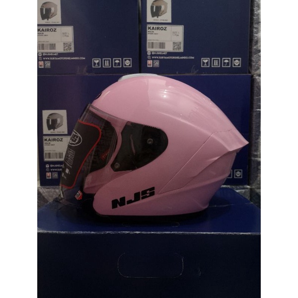 Njs Kairoz helm half face original-Peach Pink