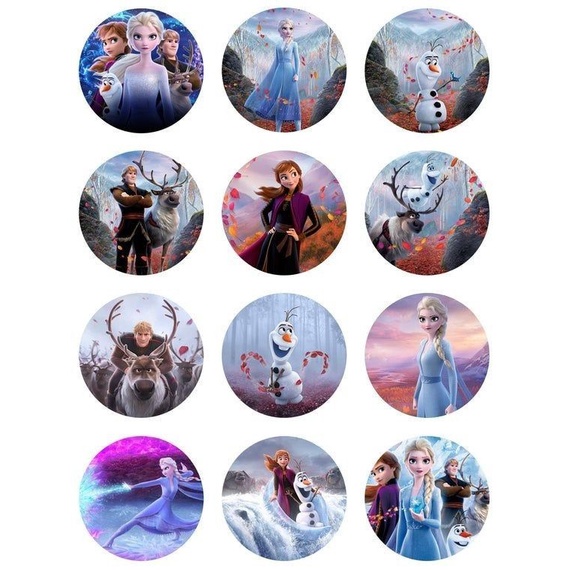 

CUPCAKE TOPPER CUSTOM KARAKTER FROZEN