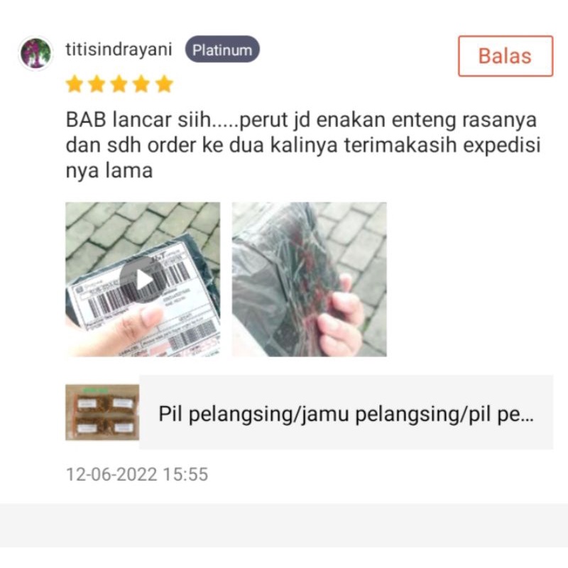 Pil pelangsing/jamu pelangsing/pil peluntur lemak isi 50