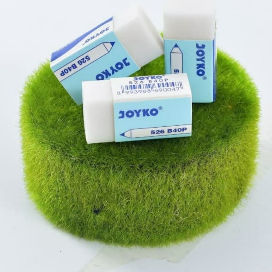 

Penghapus Joyko Pendek 526-B40P Putih 1 pak Isi 40 pcs