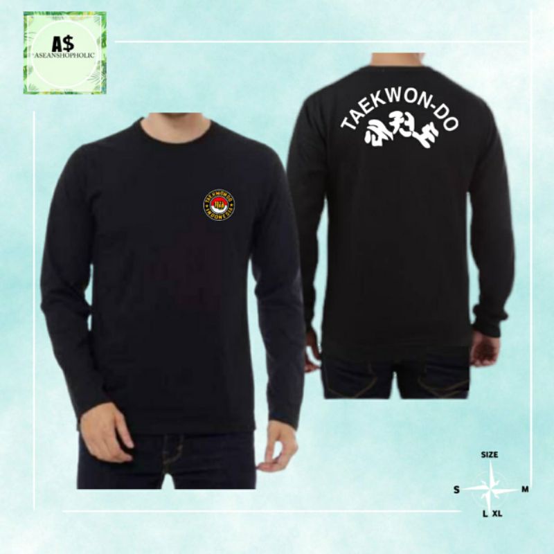 kaos baju lengan panjang taekwondo indonesia kanji kaos taekwondo indonesia
