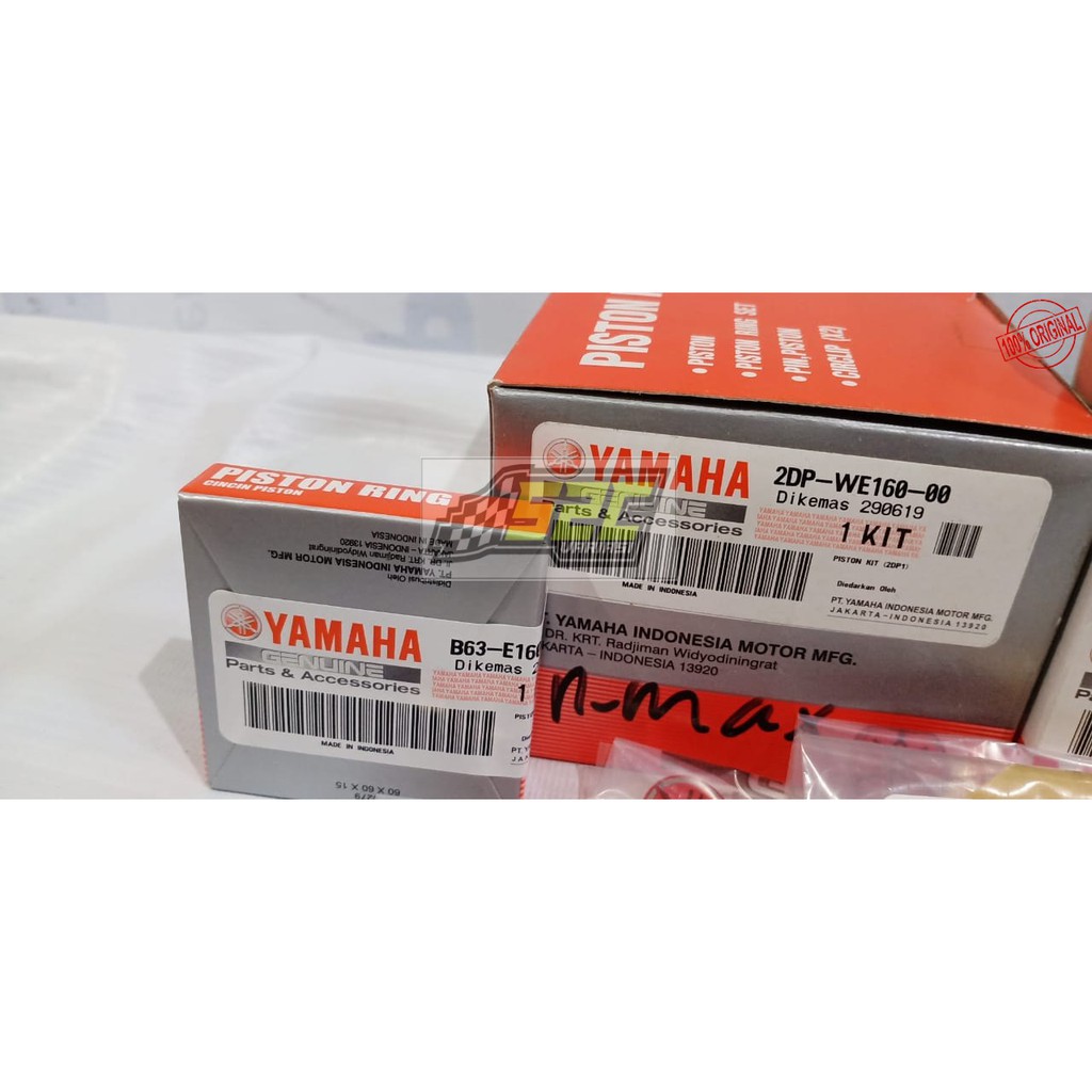 PISTON KIT NMAX N-MAX N MAX STD ORIGINAL YAMAHA 2DP-WE160-00-3
