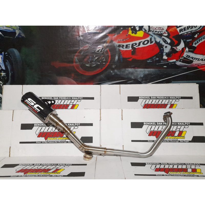 Knalpot SC Project Honda CBR150R Full System PNP