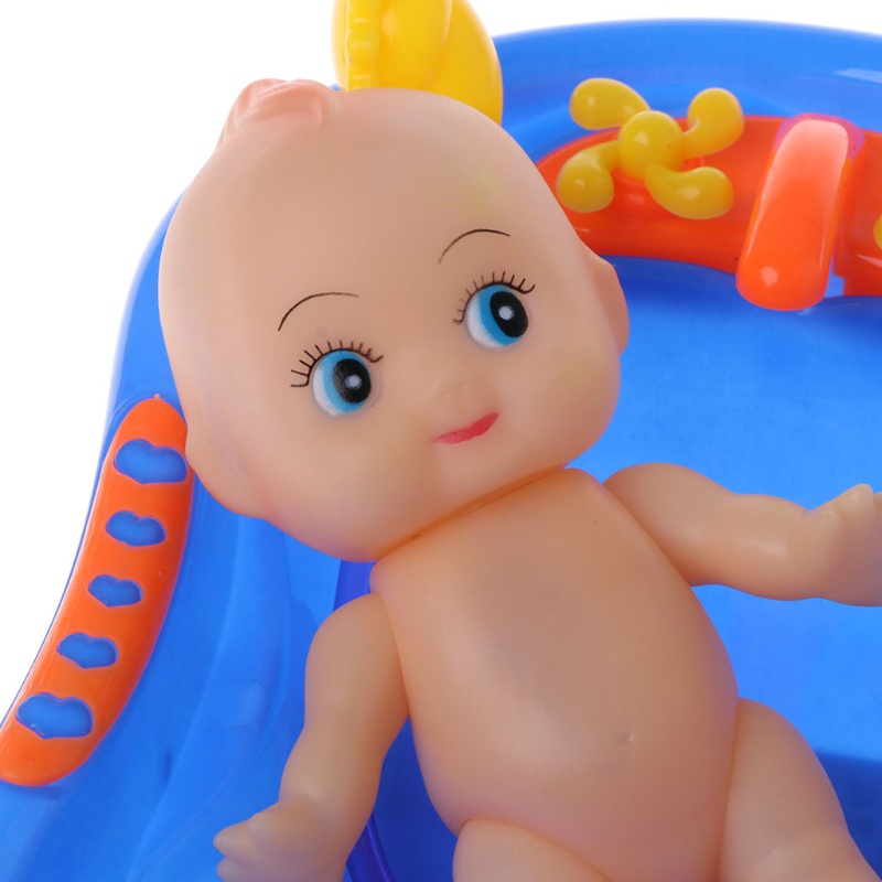 Mary 1Pack/5Pieces Pool &amp; Water Toy Mainan Mandi Interaktif Hadiah Musim Panas Liburan Pantai Mengambang Set Untuk Balita Bayi1