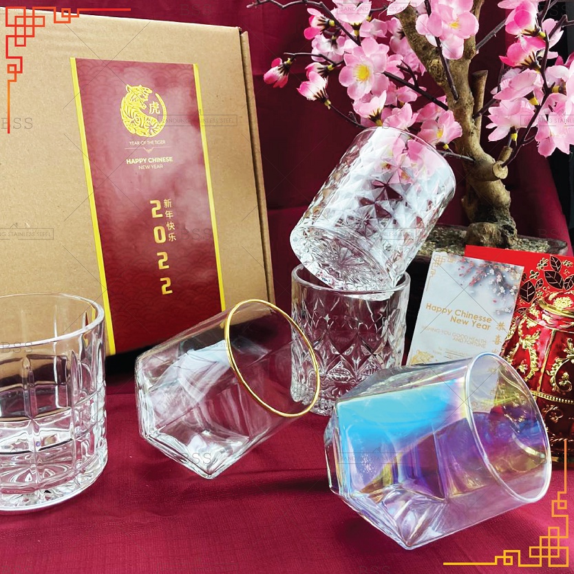 Hampers Imlek Chinese New Year Gelas Sendok Cantik Paket Gift Keluarga