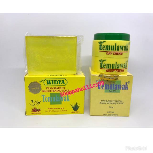 Paket Cream Temulawak Original 100% / Paket Cream Temulawak + Sabun