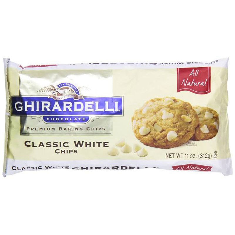 

GHIRARDELLI CLASSIC WHITE CHIPS 312GR