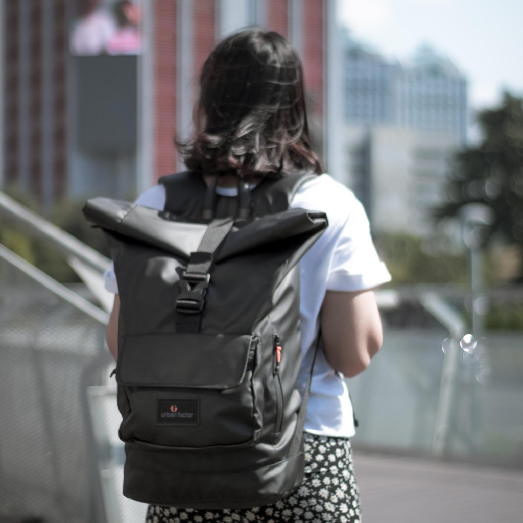 Thunder Black| Tas Ransel Punggung Ori Bag Pria Wanita Backpack Baru Gunung | Urban Factor x FORIND