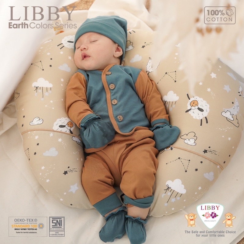 Libby Comfy Set Mittens &amp; Booties/ Rocco Series / Set sarung tangan kaki bayi