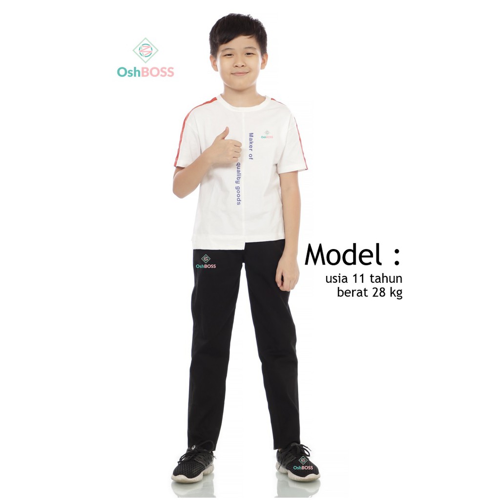 (COD) CELANA PANJANG CINO TERBARU ANAK KIDS DAN JUNIOR 2-12 TAHUN/ warna abu dan hitam/ OSHBOSS