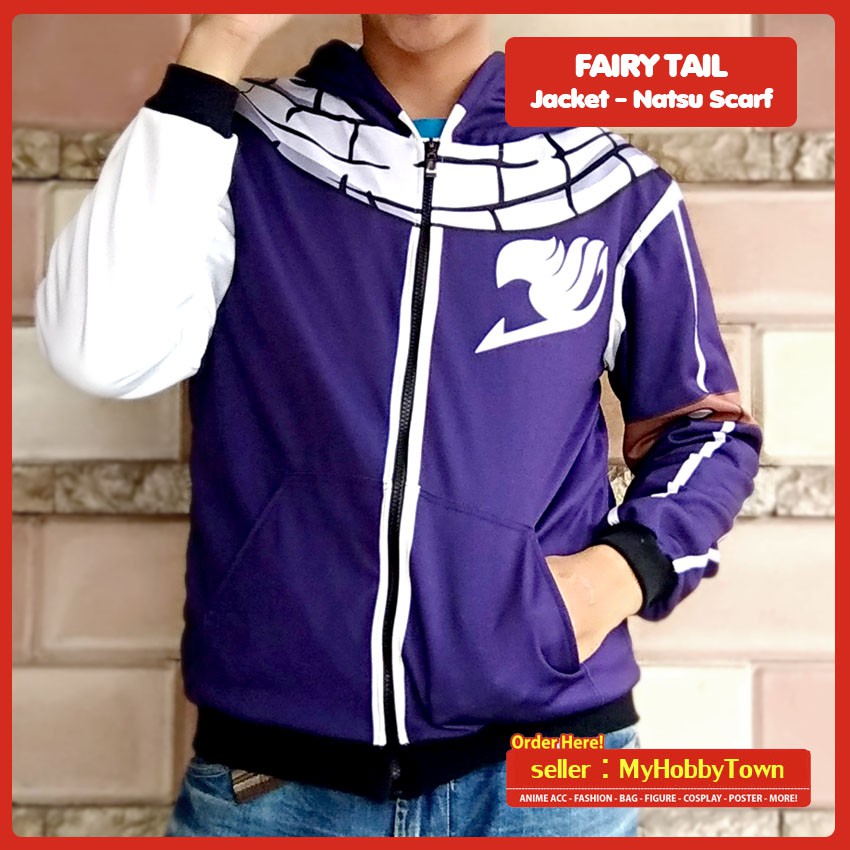 Jaket Anime Fairy Tail Natsu Dragneel Full Print