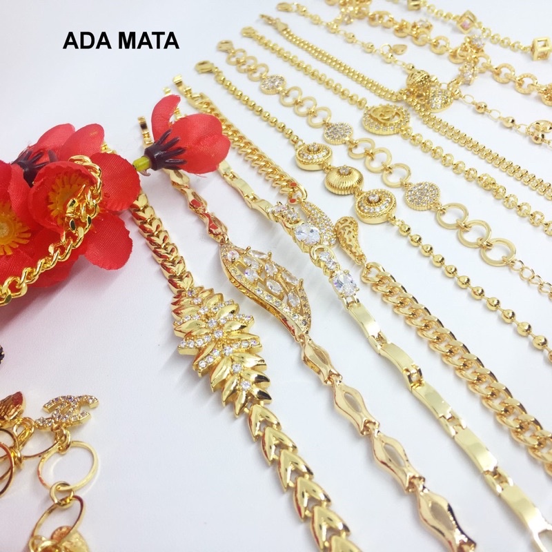 gelang xuping lapis emas 24k