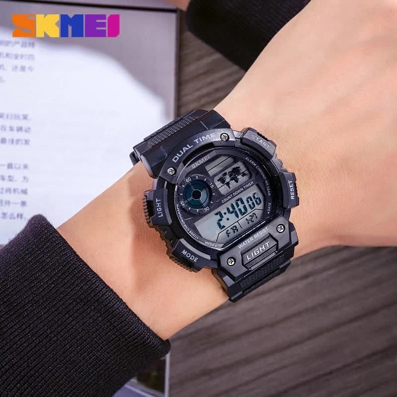 SKMEI 1723 Original Tahan Air // Jam Tangan Pria Sport Fashion Digital