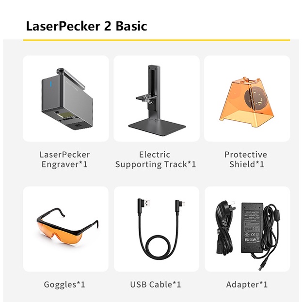 Mesin Ukir Laser Peck L2 Basic 60W Portable Support Android / IOS / PC