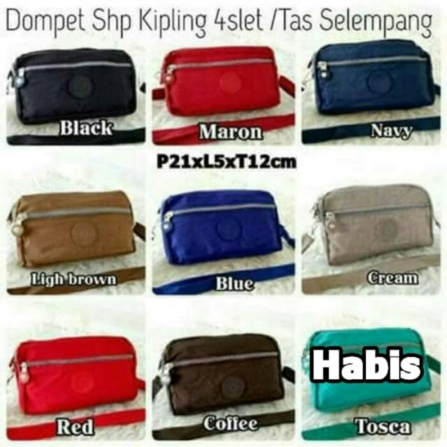 KP21 Dompet Wanita / Dompet Panjang Hp Android Kipling 4slet 2 tali