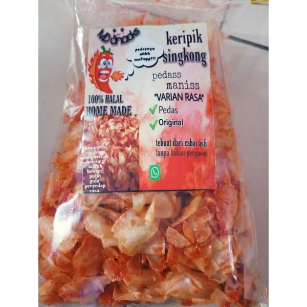 

kripik singkong pedas manis (250g)