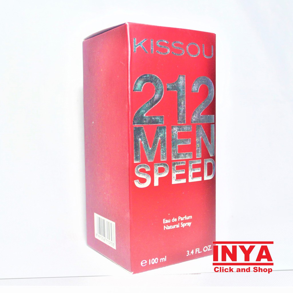 PARFUM KISSOU 212 MEN SPEED RED MERAH - EDP Eau De Parfume 100ml