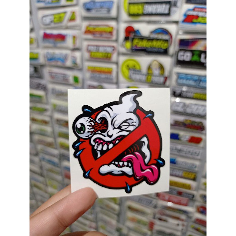 sticker printing DILARANG ZOMBIE