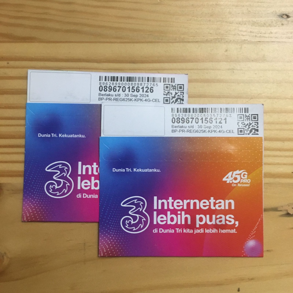 Kartu Tri 9GB| 30 Hari