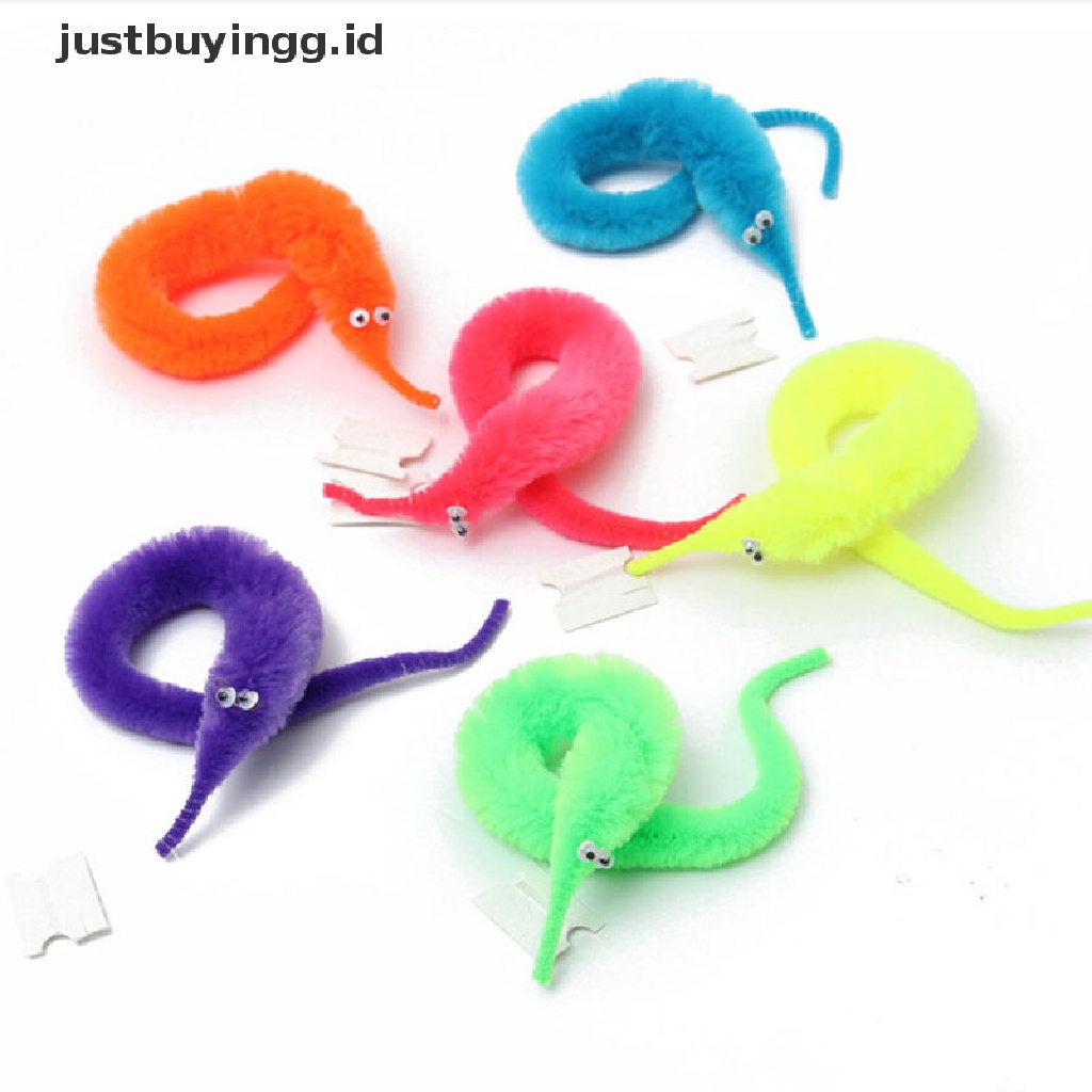 Justbuyingg.Id 1pc Mainan Cacing / Kuda Laut Spiral Magic Bergerak Untuk Anak