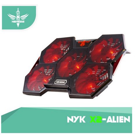 ITSTORE NYK Nemesis Cooling Pad Alien X-2 coolingpad NYK 5 fan LED original NYK X2 ALIEN x 2