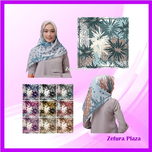 Segiempat Motif/ JIlbab Motif MALUWA SCARF BY MEZORA