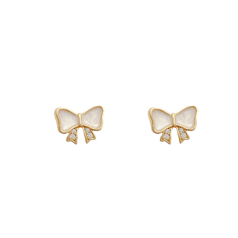 Anting Tusuk Sterling silver 925 Desain Pita Kecil Lucu Untuk Wanita