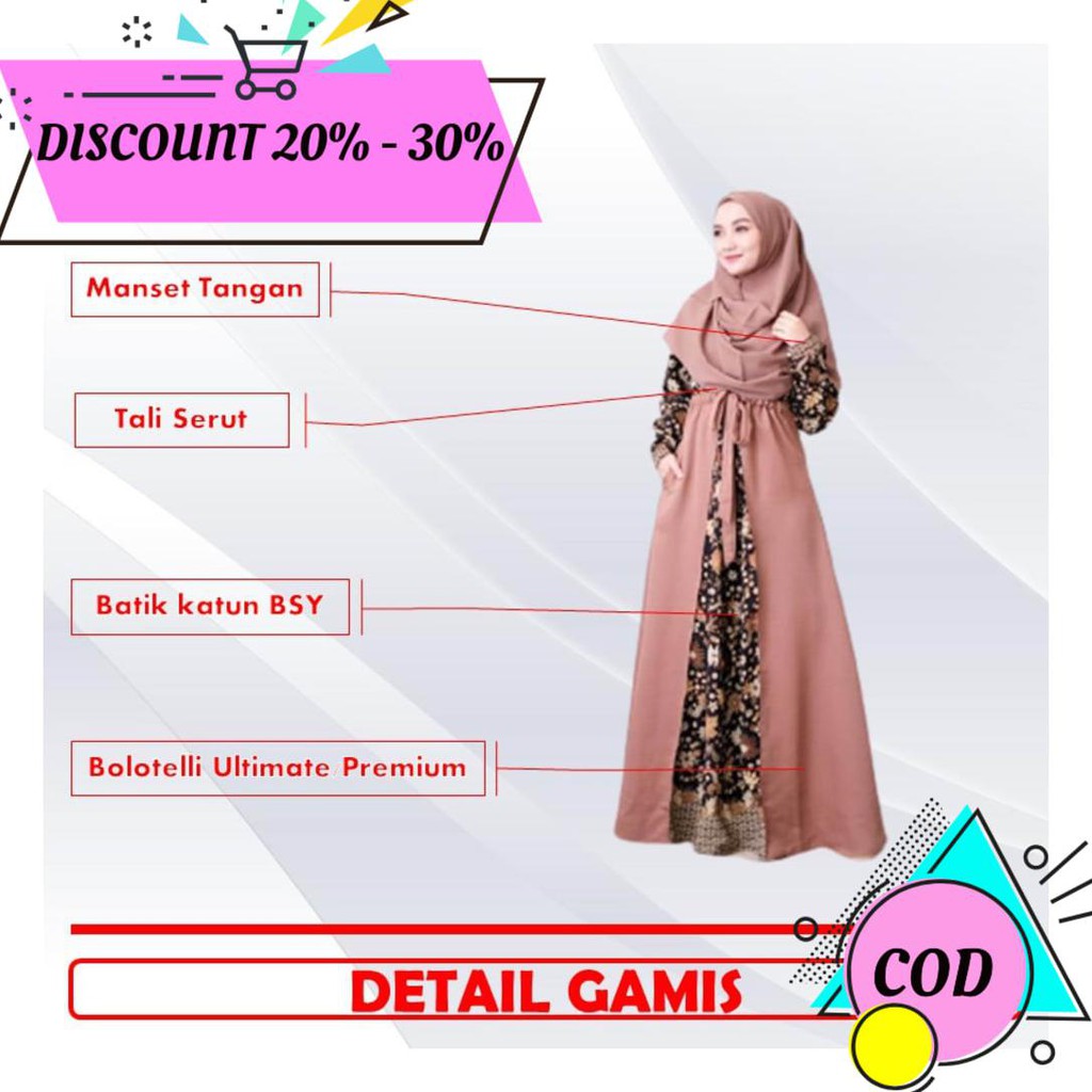 (BAYAR DITEMPAT) GAMIS REMAJA COUPLE PASANGAN GAMIS BATIK COUPLE KOMBINASI GAMIS SARIMBIT LAMARAN