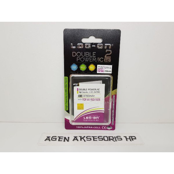 Baterai Alcatel 20510 FLIP Batre Alcatel 2051D FLP Battery LOG-ON Double Power 2 IC 1200mAh aah