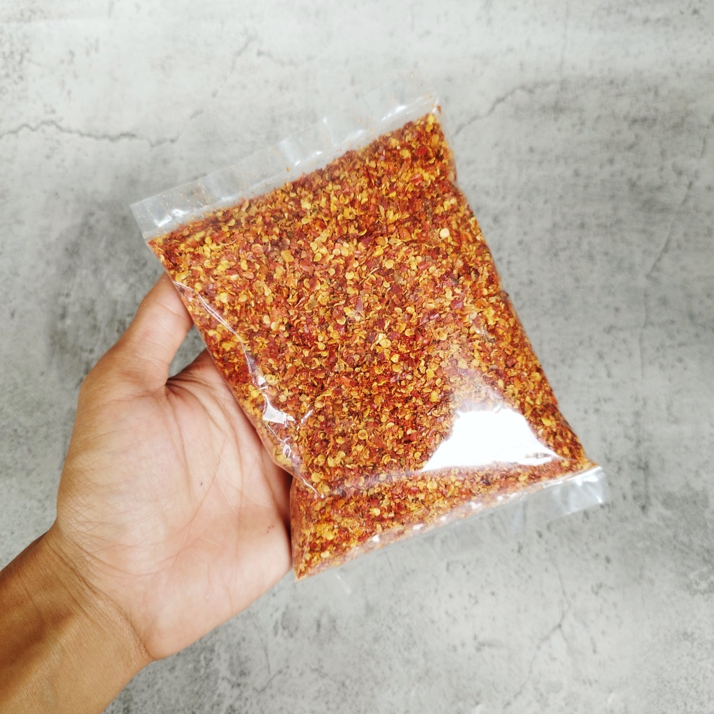 Cabai Bubuk Kasar Super Pedas 100 gr