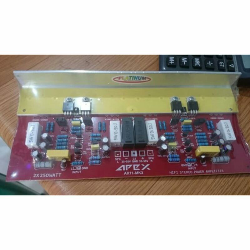 DRIVER POWER AMPLIFIER STEREO TANPA TR FINAL APEX AX11 MK3