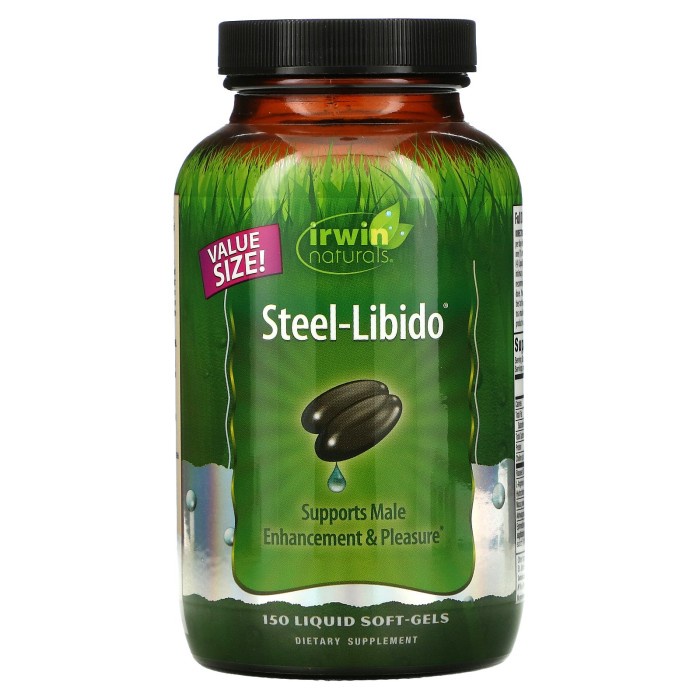 Irwin Naturals Steel-Libido 150 Soft-Gels