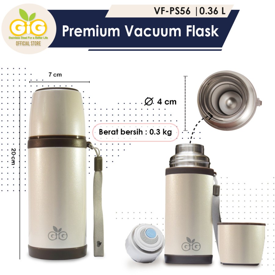 BOSU375 GIG BABY PREMIUM VACUUM FLASK TERMOS MINUM 360ML