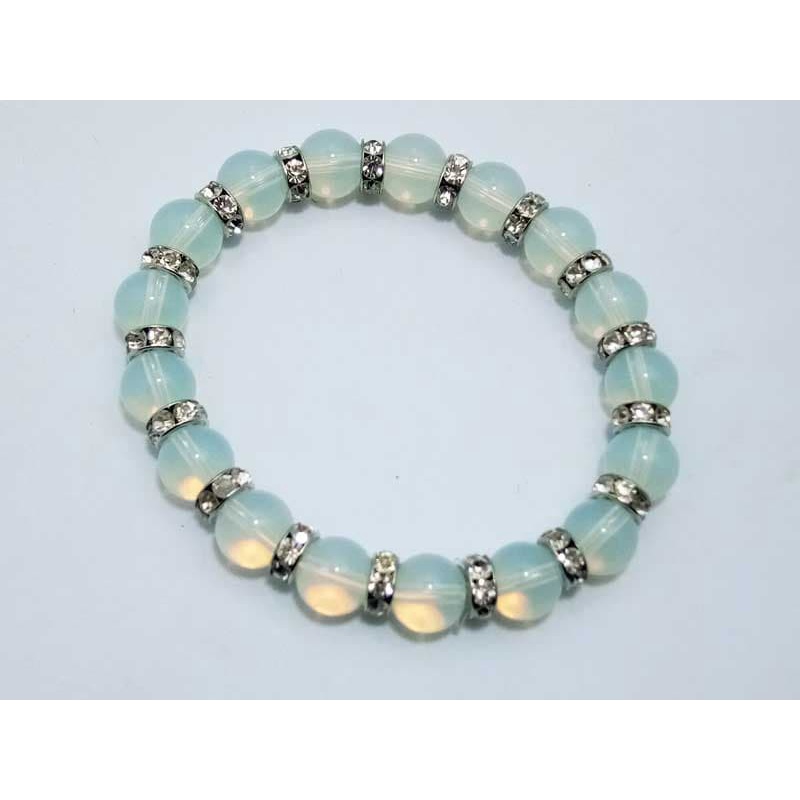 Alat Terapi / VeE Gelang Batu Kalimaya Api + Spacer - Gelang Terapi Kesehatan