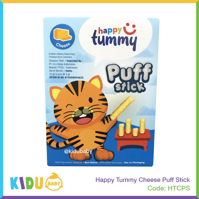 Happy Tummy Puff Stick Biskuit Bayi Anak Sehat Kidu Baby