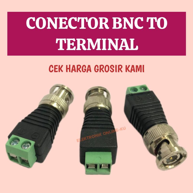 CONECTOR BNC TO TERMINAL
