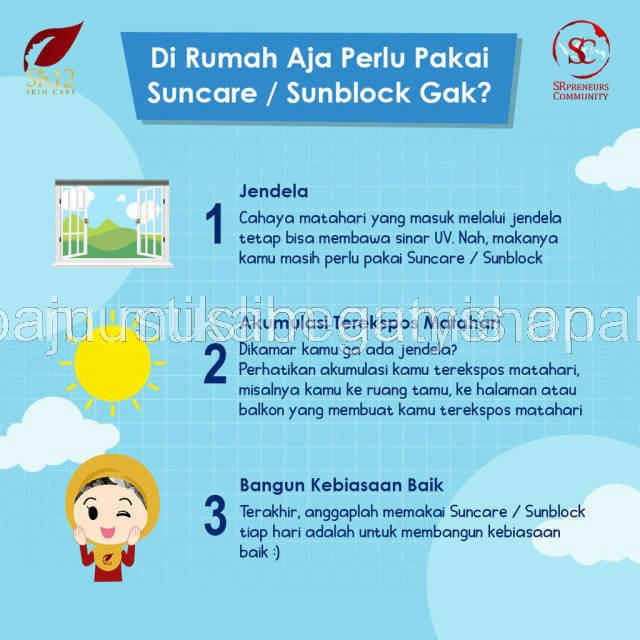 SUN BLOCK SR12 / SUNBLOCK SPF 30++ / SUN BLOCK WAJAH BPOM