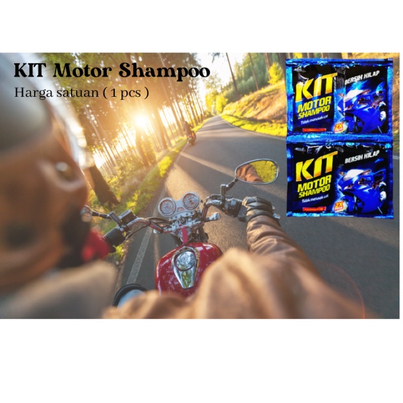 KIT Motor Shampoo 15ml | KIT Shampoo Sachet | Kit Motor Shampoo Sachet 15ml