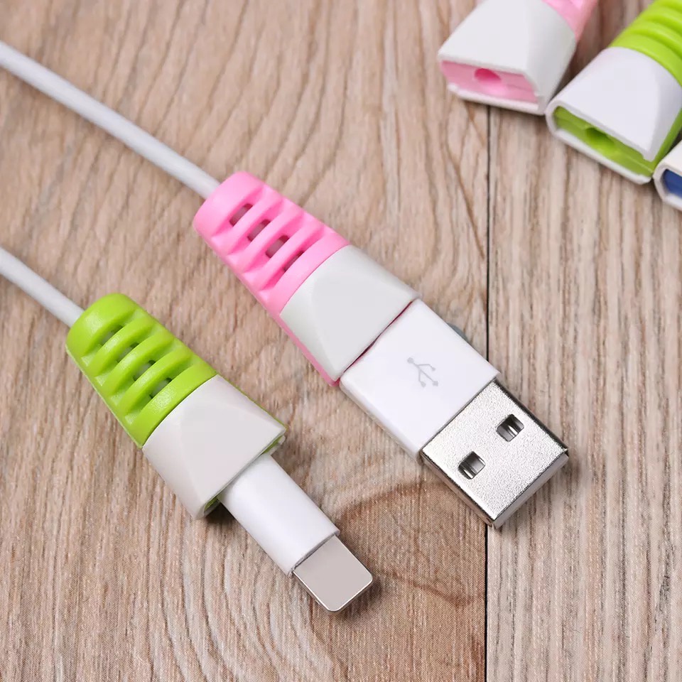 Cable Protector Pelindung Kabel Universal Lightning Saver Penutup Ujung Kabel iPhone Android Cable Saver