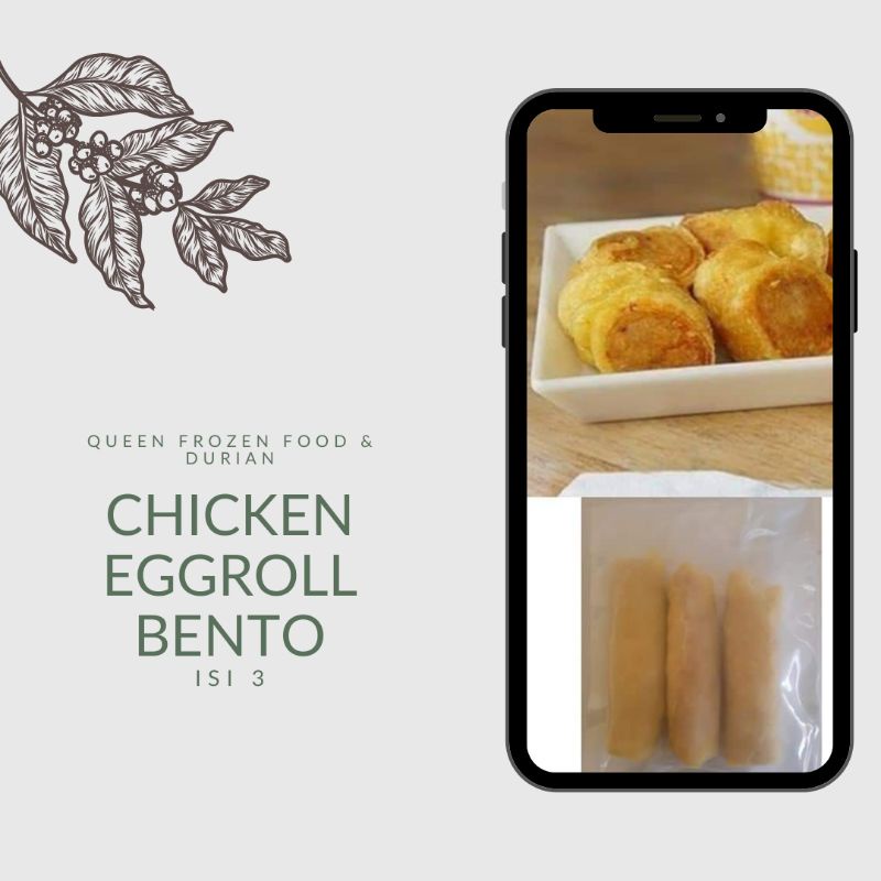 

chicken eggroll bento isi 3