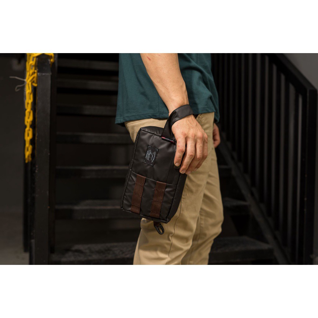 (BISA COD) Waistbag 3in1 Waterproof/ Tas Pinggang Anti Air bisa Clutch Hand Bag Original