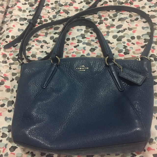 MINI KELSEY SATCHEL IN PEBBLE LEATHER COACH F57563