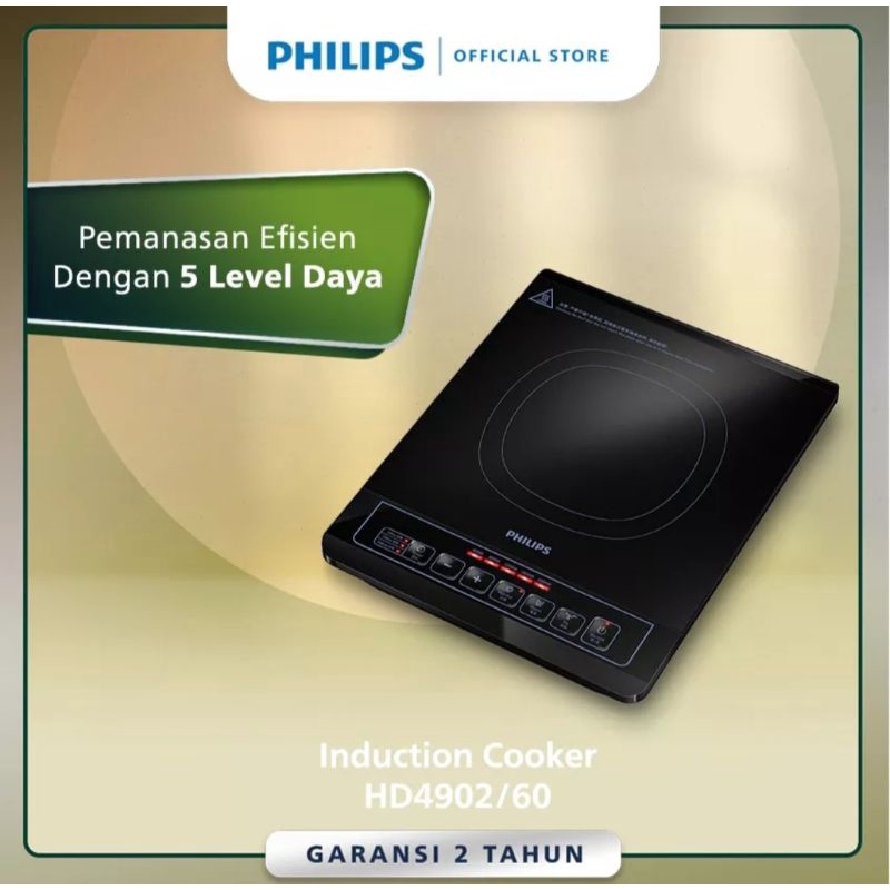 Philips HD4902/60 /33 Induction Cooker - Kompor Listrik Induksi HD4902