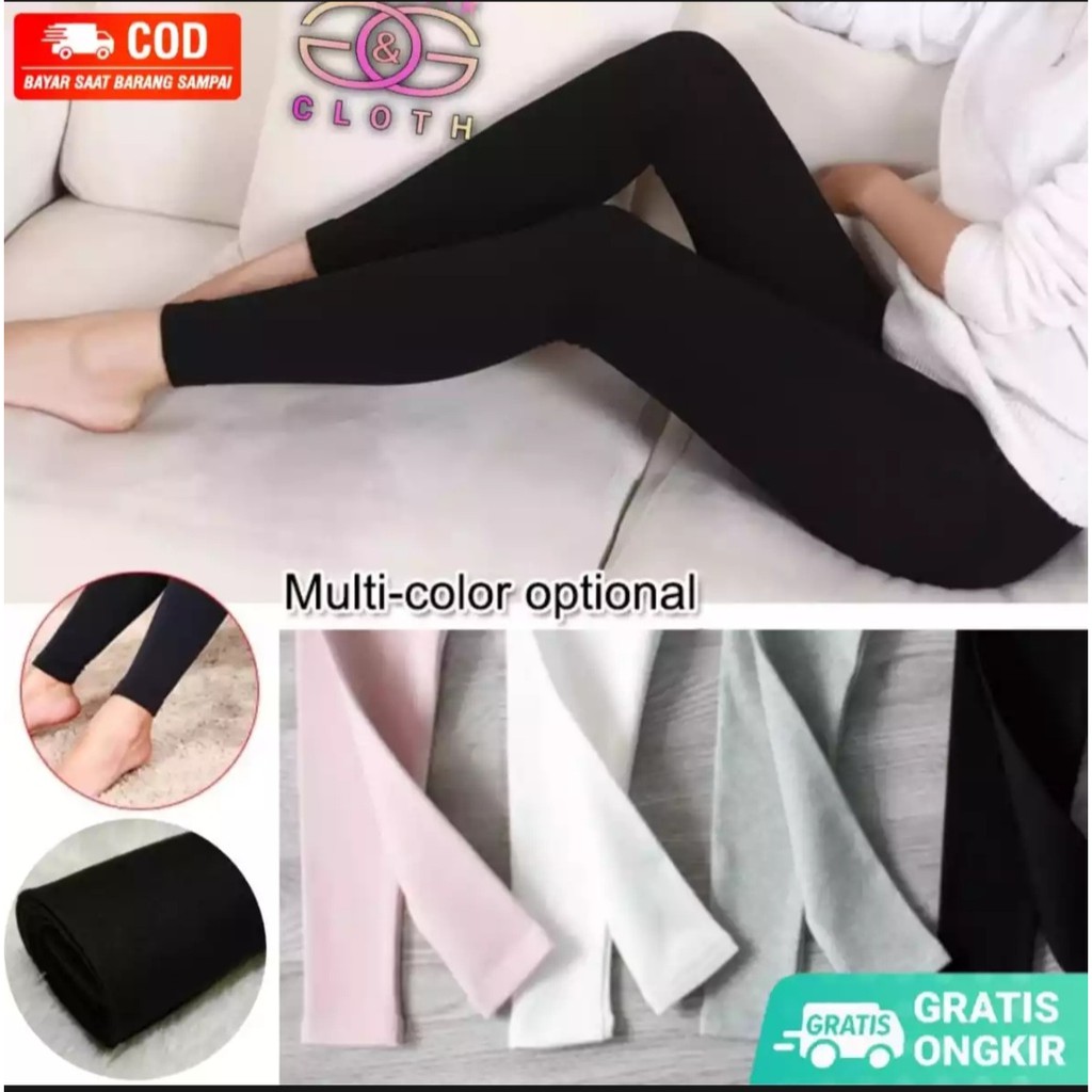 kbr store-celana legging wanita dewasa bahan soft rayon impor tebal / Promo Termurah Celana Lejing kbr store