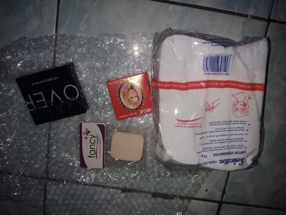 Spon Fancy Segi Coklat