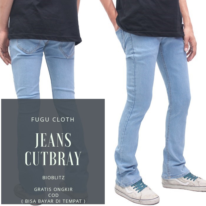  Celana  Jeans  Pria Panjang Cut Bray Super Soft Skinny 