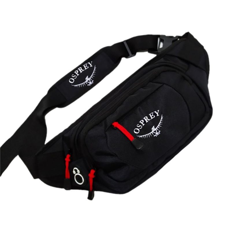 Osprey Tas Selempang Pinggang Pria Distro Bahan Premium / Waistbag Outdoor