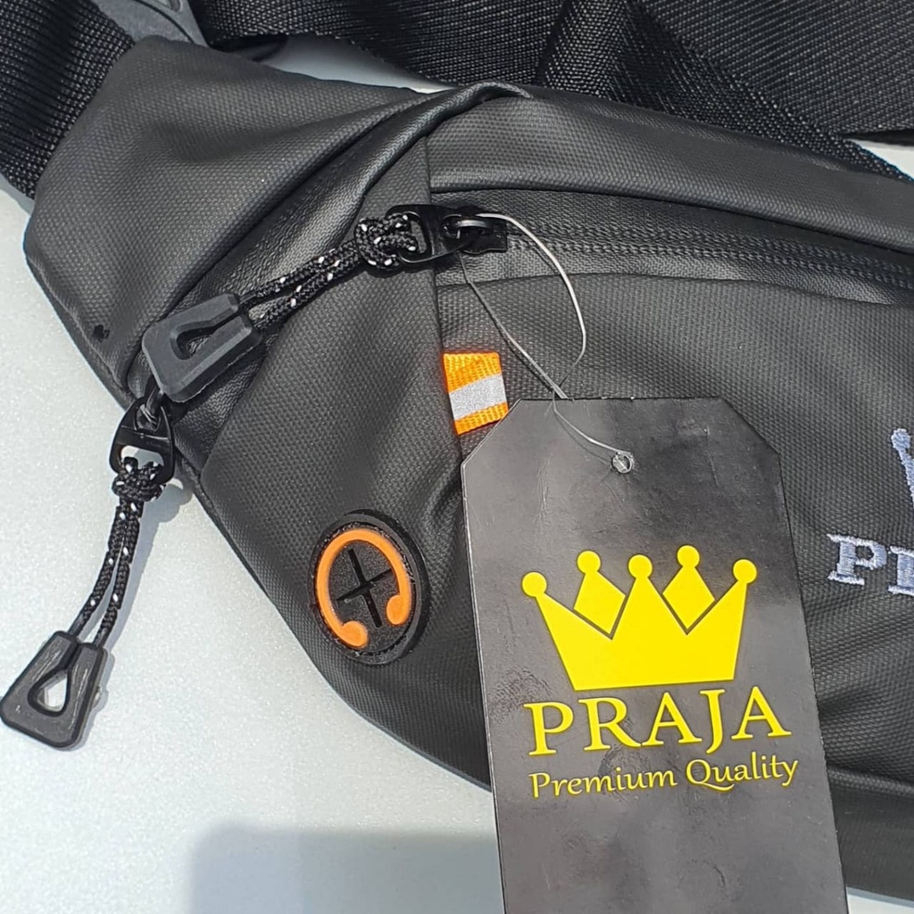 TAS SELEMPANG PRIA ANTI AIR DISTRO BAHAN PREMIUM / WAISTBAG WATERPROOF ORI