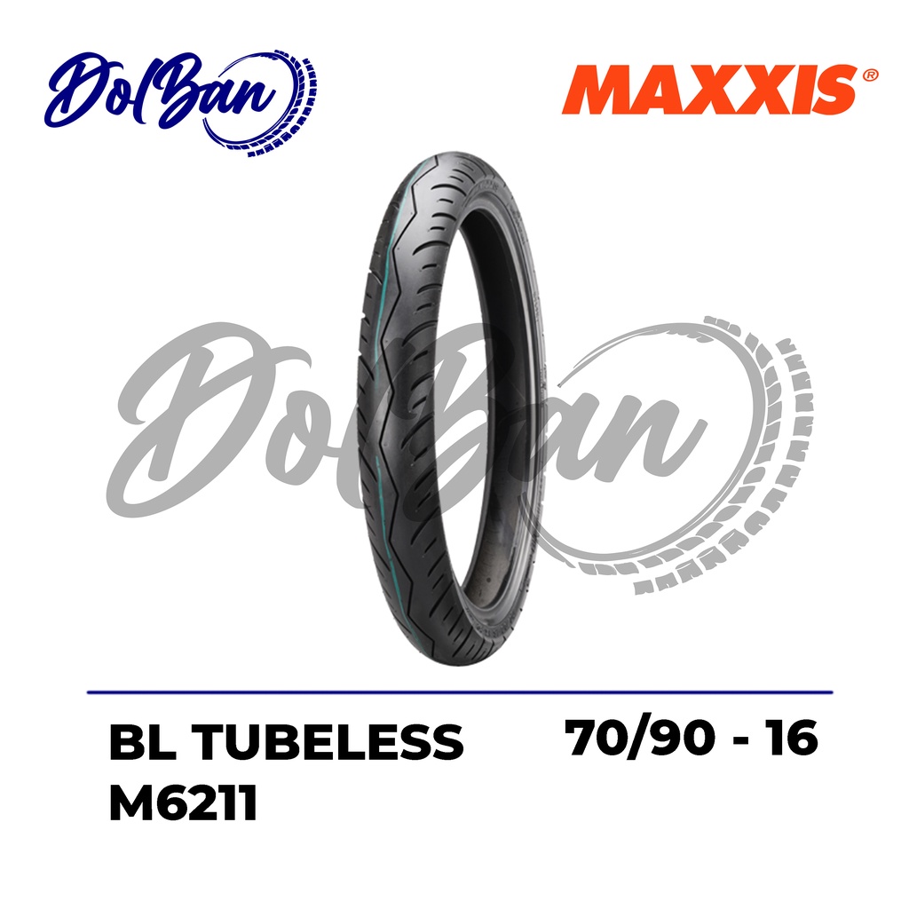 BAN LUAR MOTOR MAXXIS 70/90-16 RING 16 M6211 TUBELESS